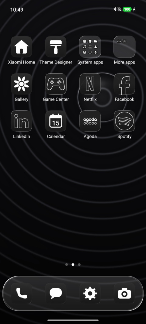 Black Real Glass screenshot