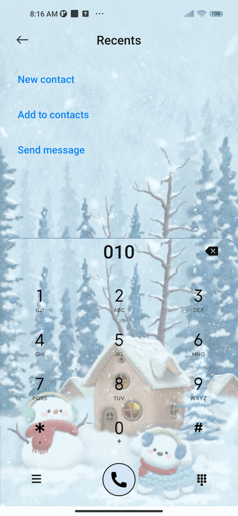 Winter Day Letter screenshot