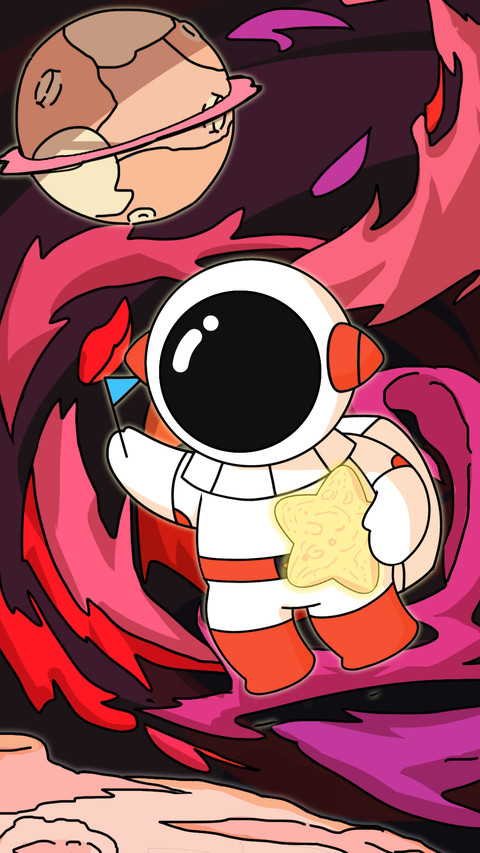 Trendy Astronaut screenshot