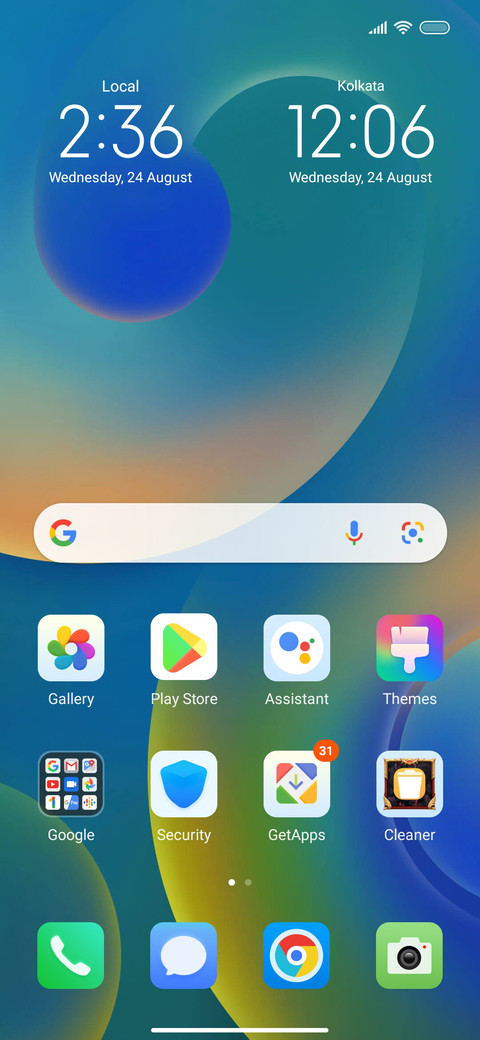 OS Still Blue screenshot