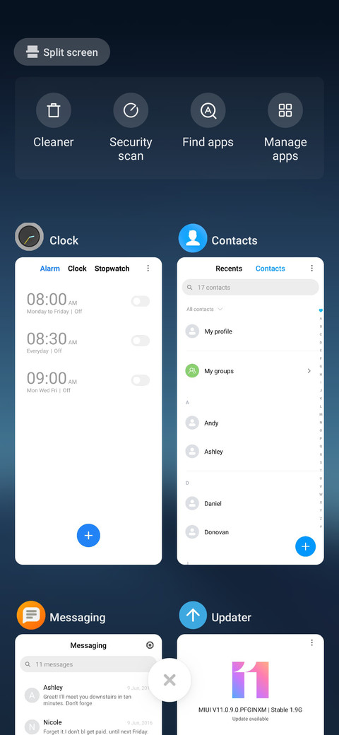 Ronix UI screenshot