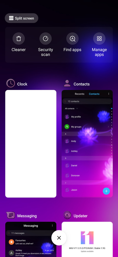 Purple Flowers V2 screenshot
