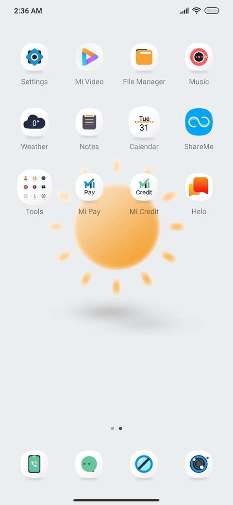 Weather mood screenshot