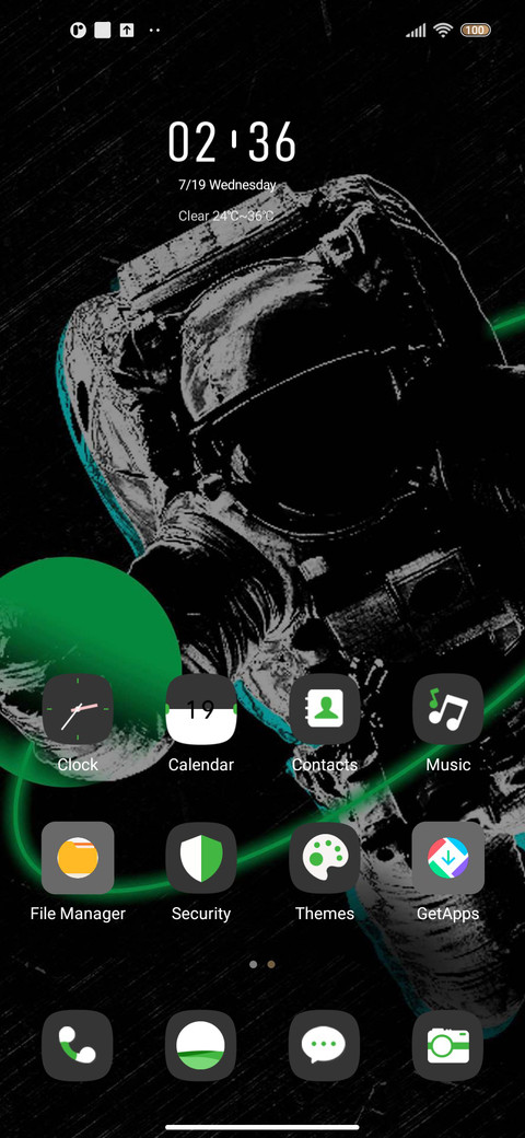 Space travel screenshot