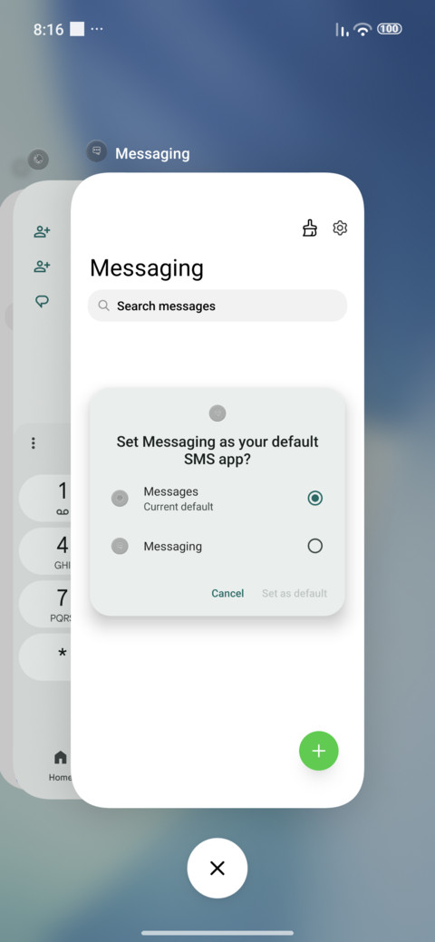 Super Phone UI screenshot