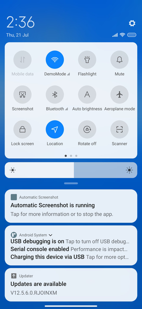 Clouds screenshot