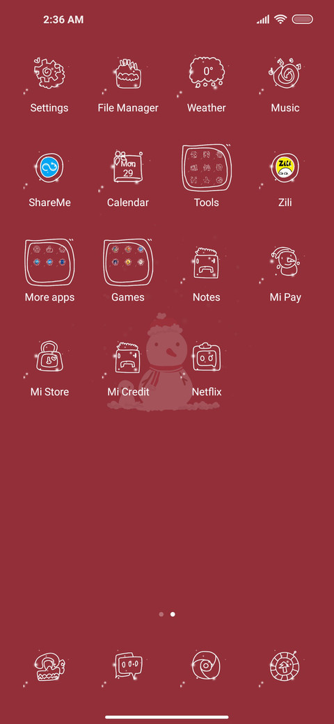 Christmas red screenshot