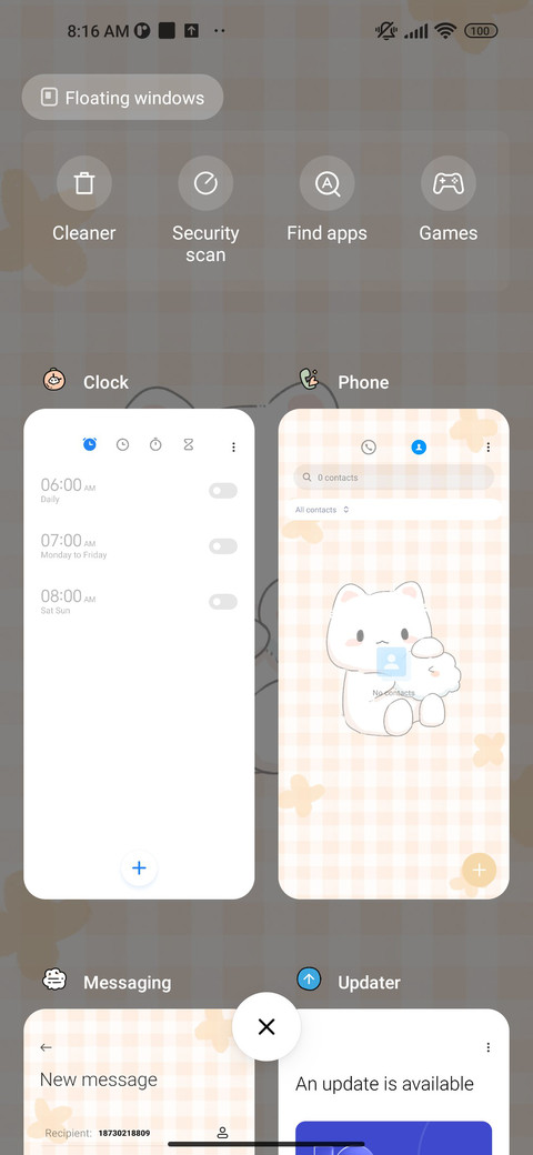 Embrace a cloud screenshot