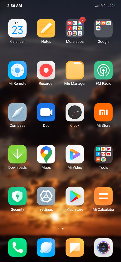 sunset miui icons new2.5 screenshot