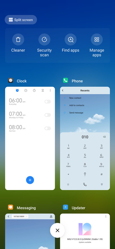 blueSkyAndClouds screenshot