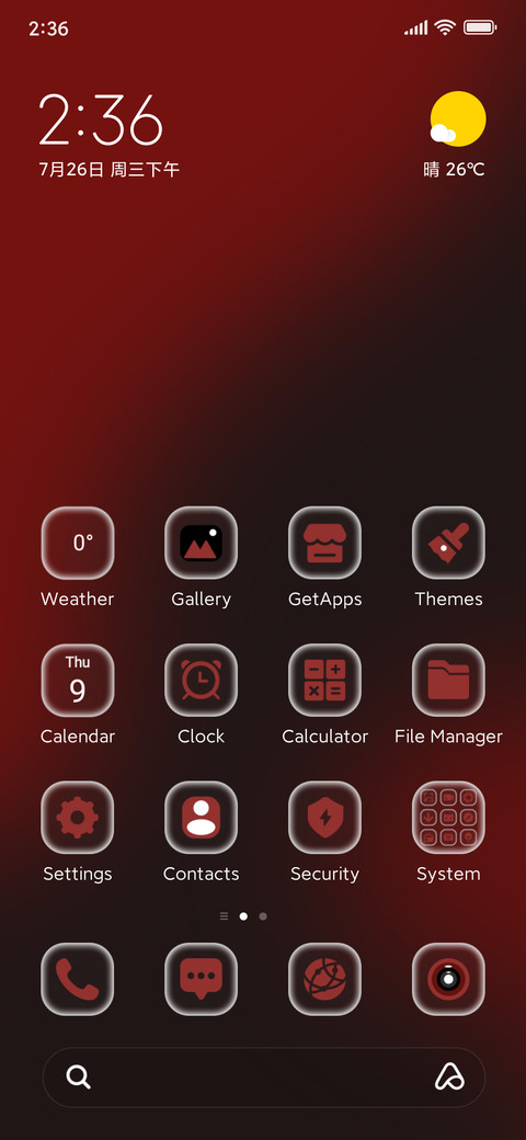 Red Black Hue screenshot