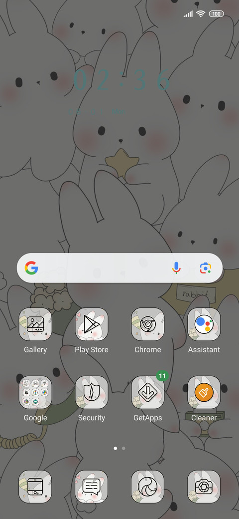 Bouquet rabbit screenshot