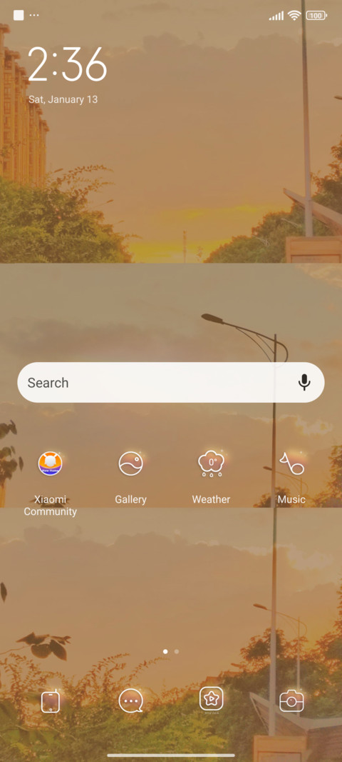 Orange dusk screenshot