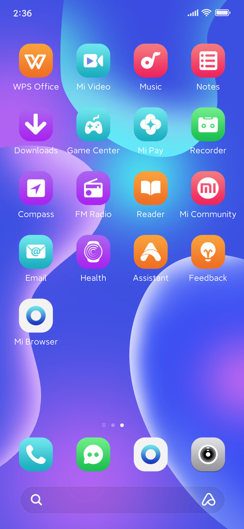 Indigo Aqua Flow screenshot