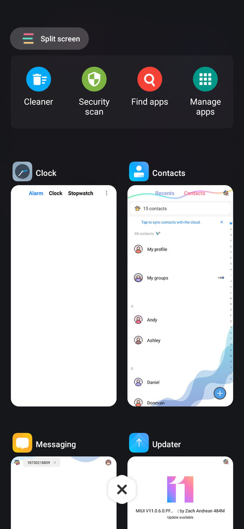 whiter Dark black screenshot