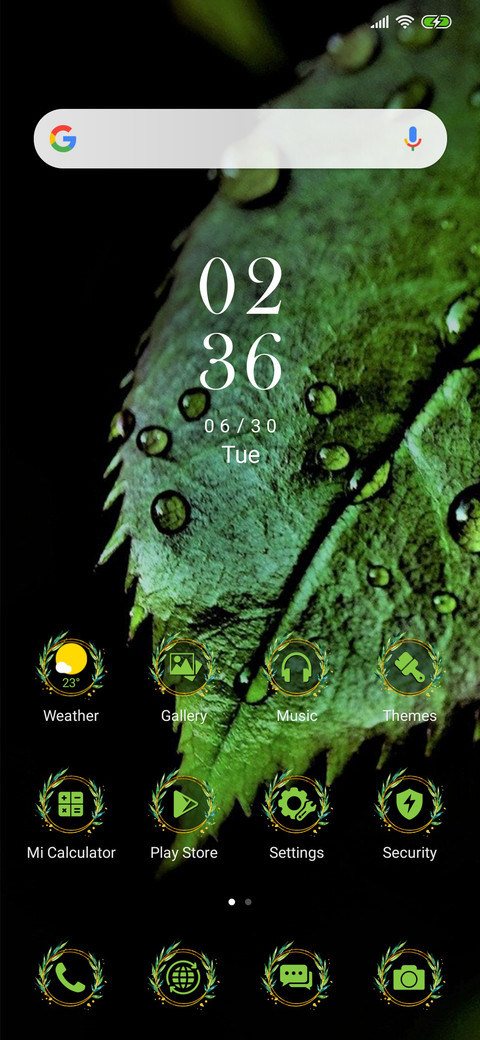 Rainy Leaves_3MDS screenshot