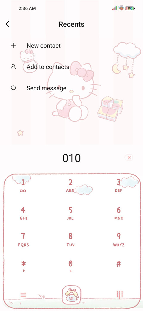 Kitty pink memory screenshot