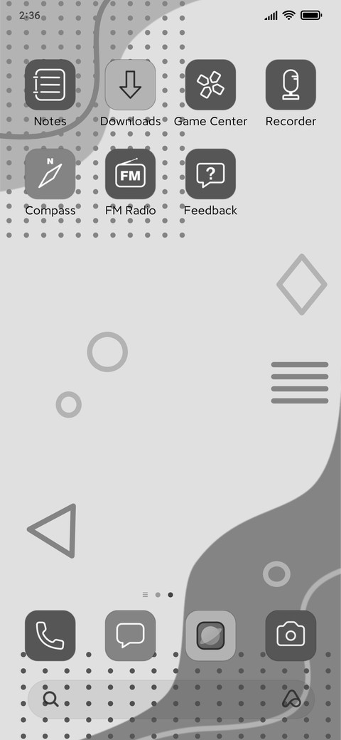 Minimalist Gray screenshot
