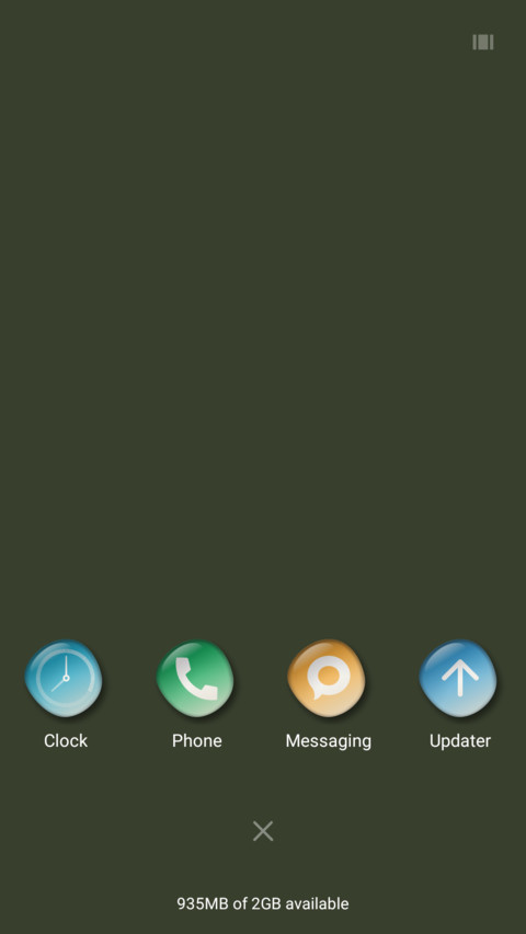 Glassy screenshot