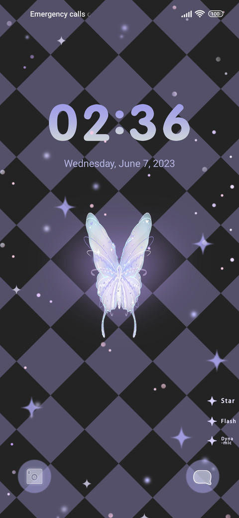 Purple butterfly screenshot