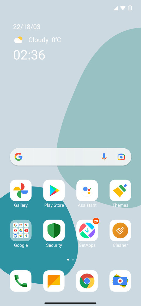 Droid v2 screenshot