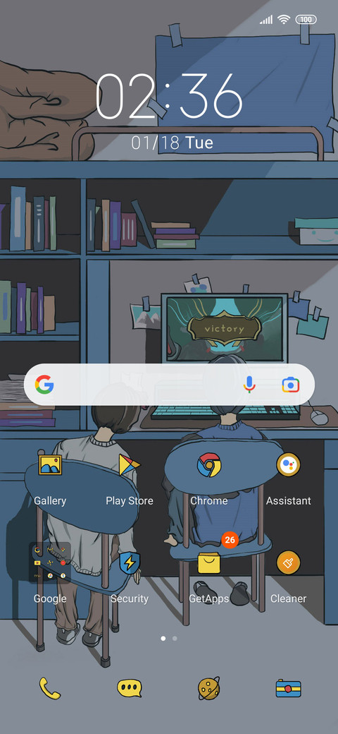 My dorm screenshot