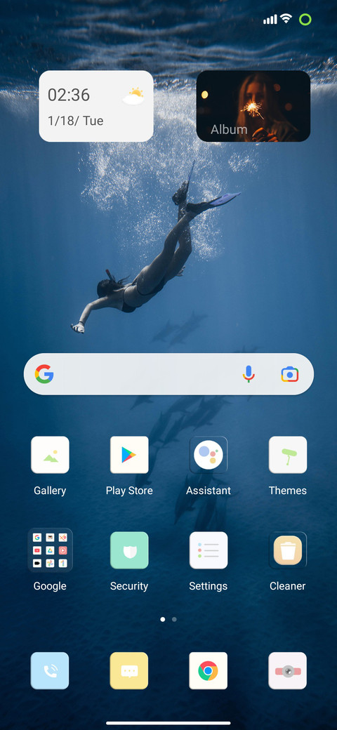 diving screenshot
