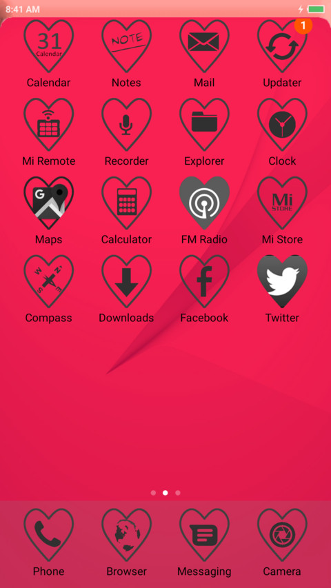 Minimal ui  love  screenshot