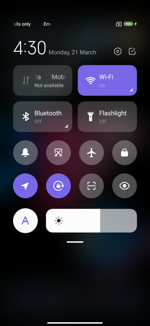 Unlock screenshot