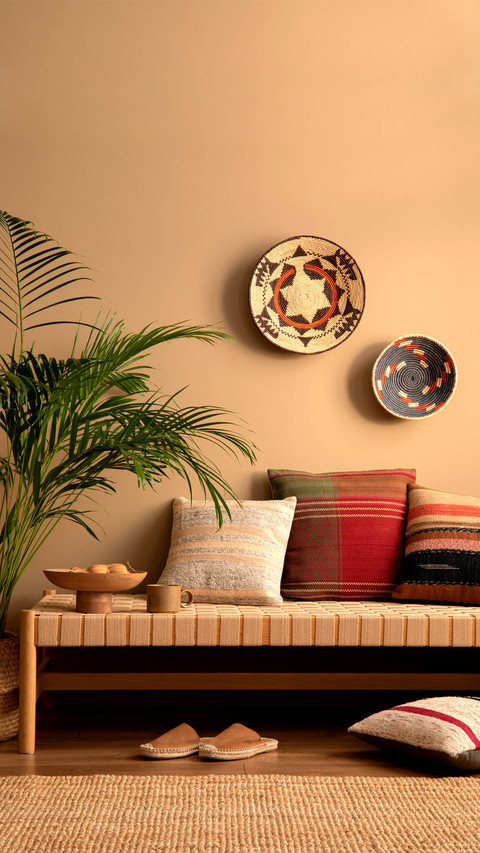 Warm and cozy ethno living room screenshot