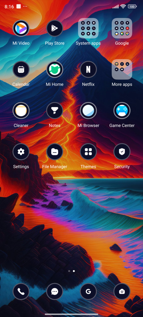 Colorful Volcano screenshot