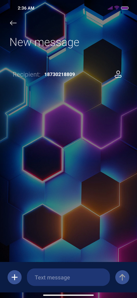 Neon space screenshot