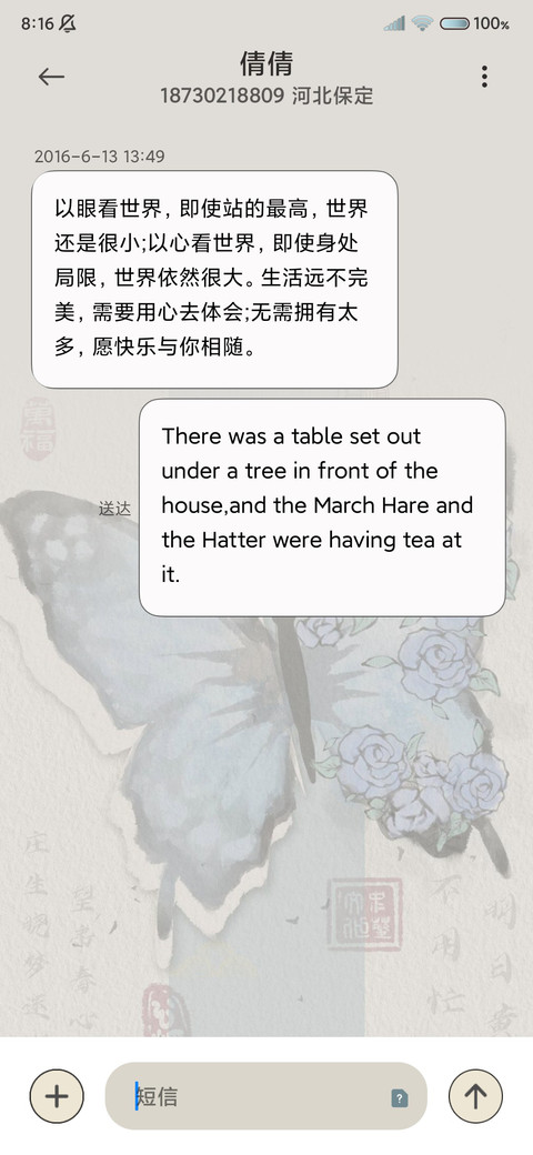 水墨 书法光影蝴蝶 screenshot