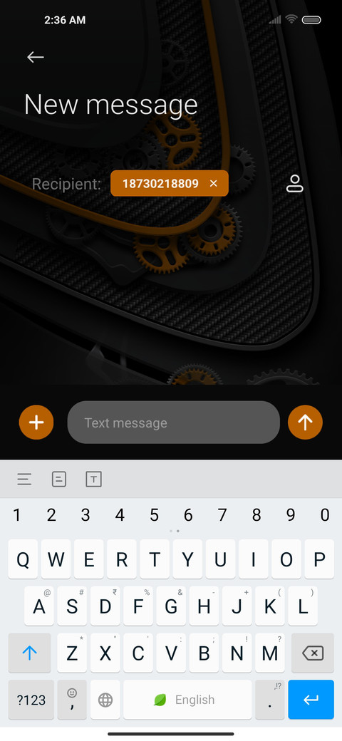 Orange gear screenshot