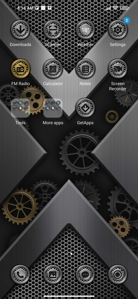 Gold and silver screenshot