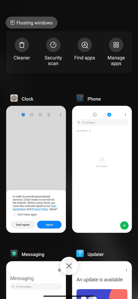 Business window screenshot