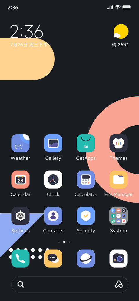 Color geometry screenshot