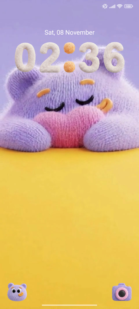 Purple Fluffy Bear screenshot