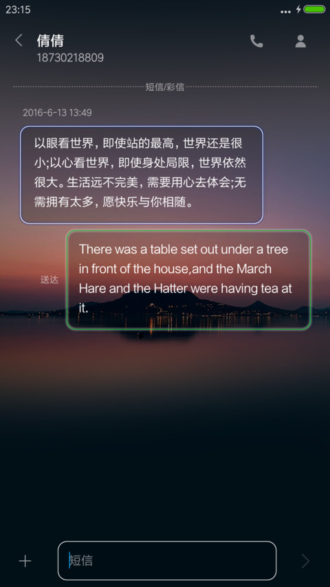 简约墨蓝 screenshot