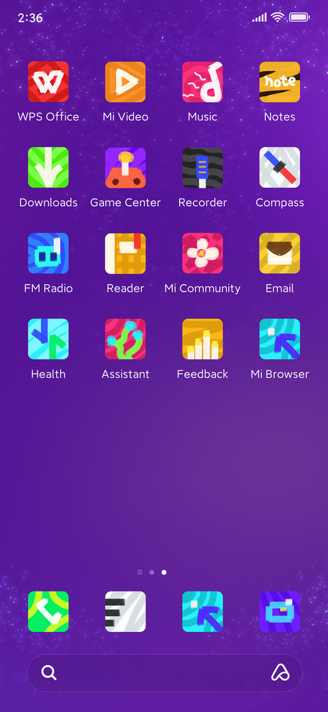 Colorful macaw screenshot