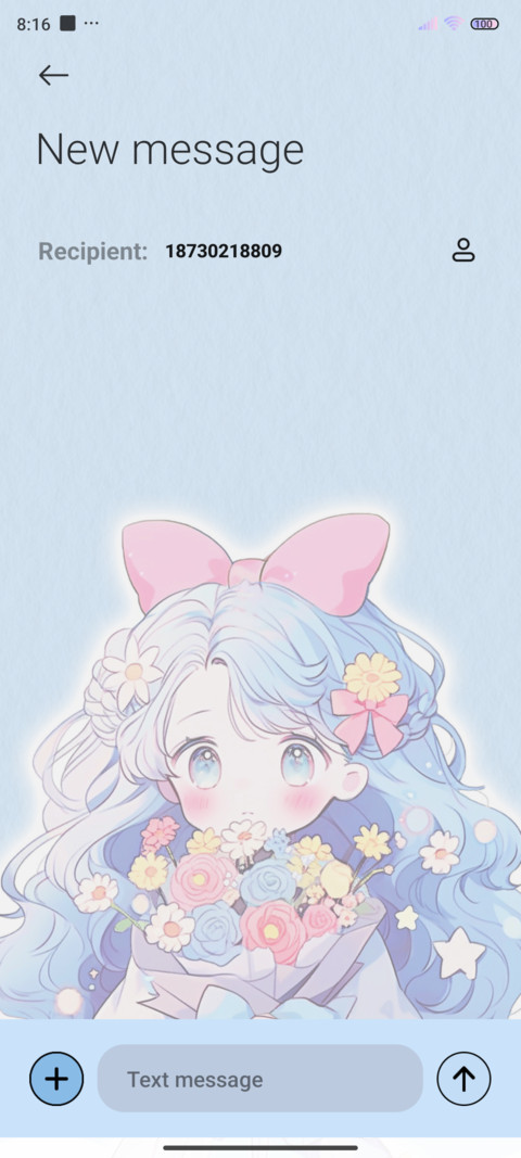 Blue girl screenshot