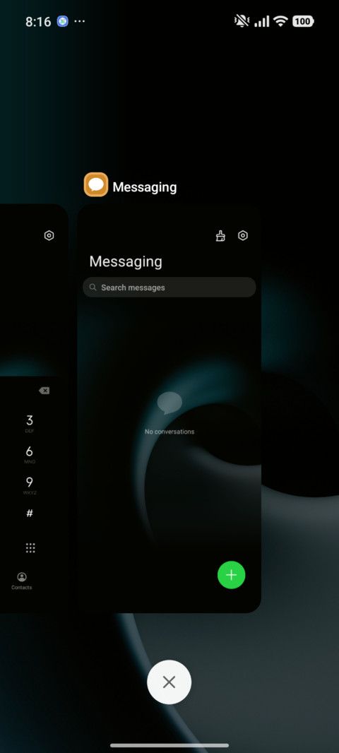 Ink Green Swirl screenshot