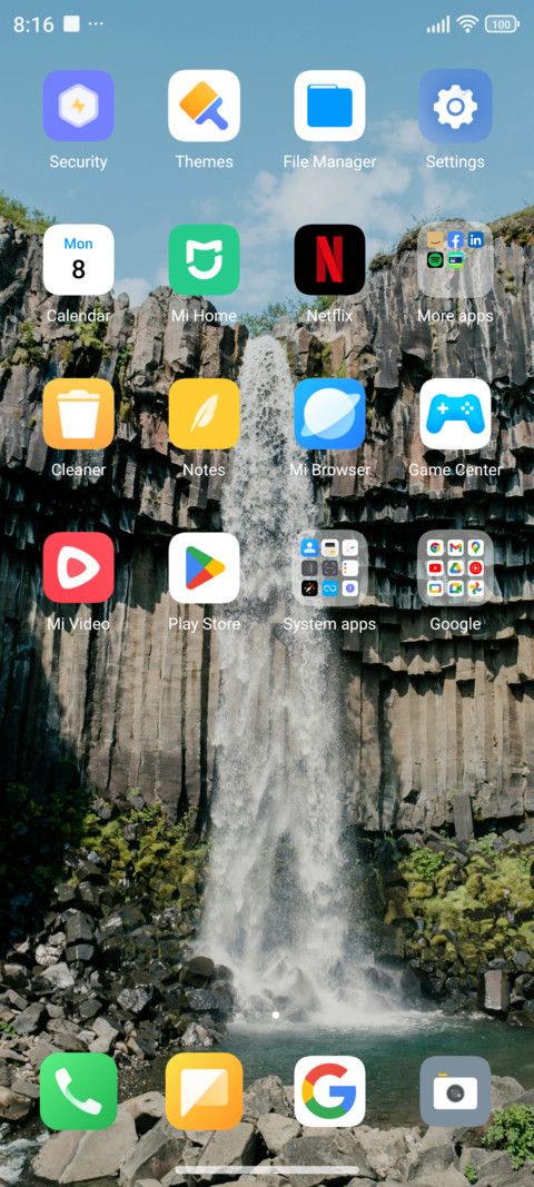 Waterfall screenshot