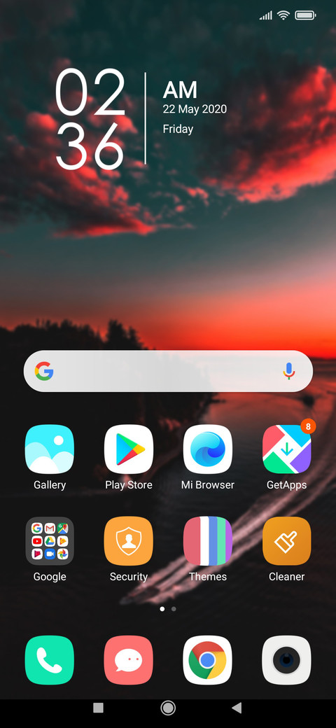 Sunset screenshot