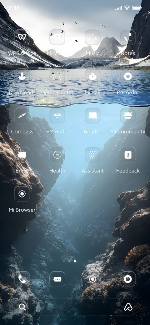 Alpha OS screenshot