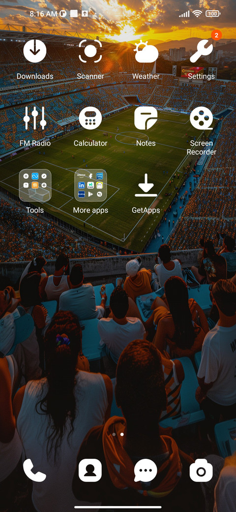Sunset stadium screenshot