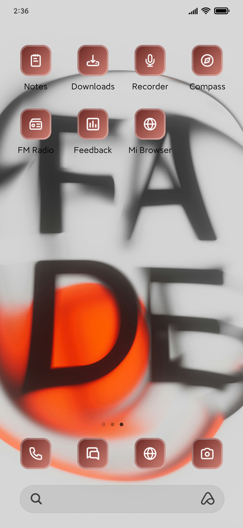 Fade screenshot