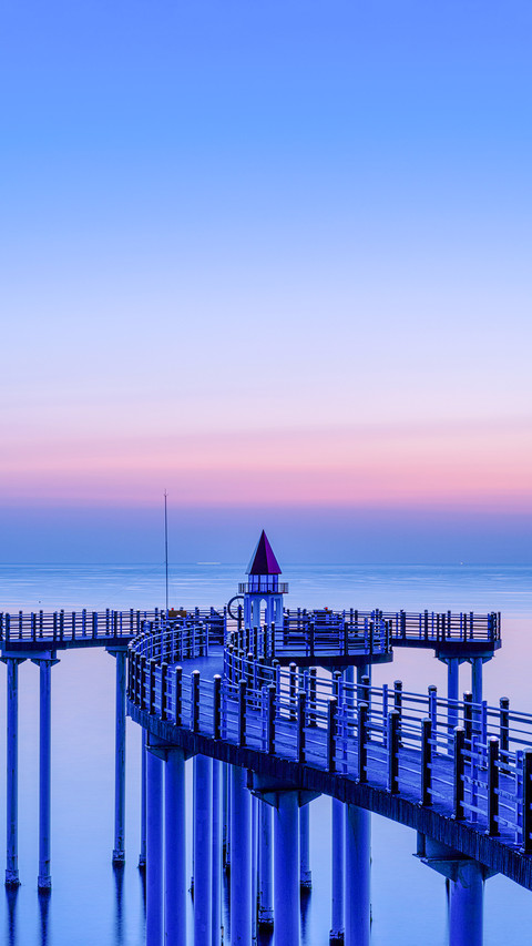 Morning view of Igari Anchor Observatory in Pohang City screenshot