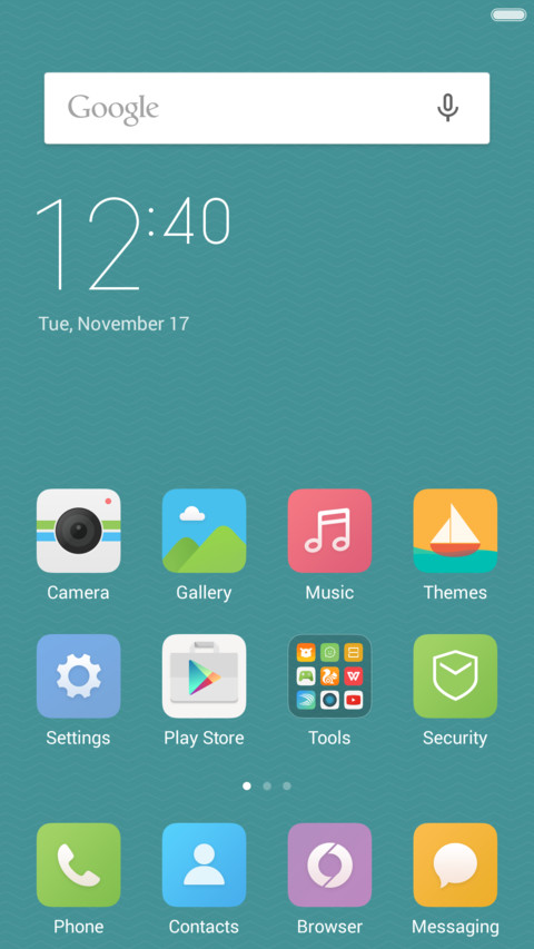 MIUI 7-Ocean Breeze screenshot