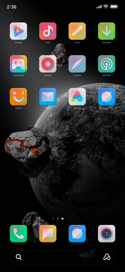 Lava meteorite screenshot